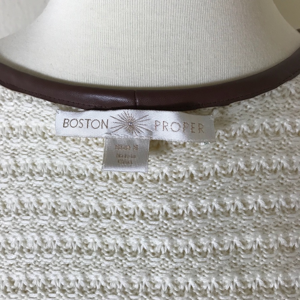 NEW Boston Proper long belted cardigan - Picture 7 of 8